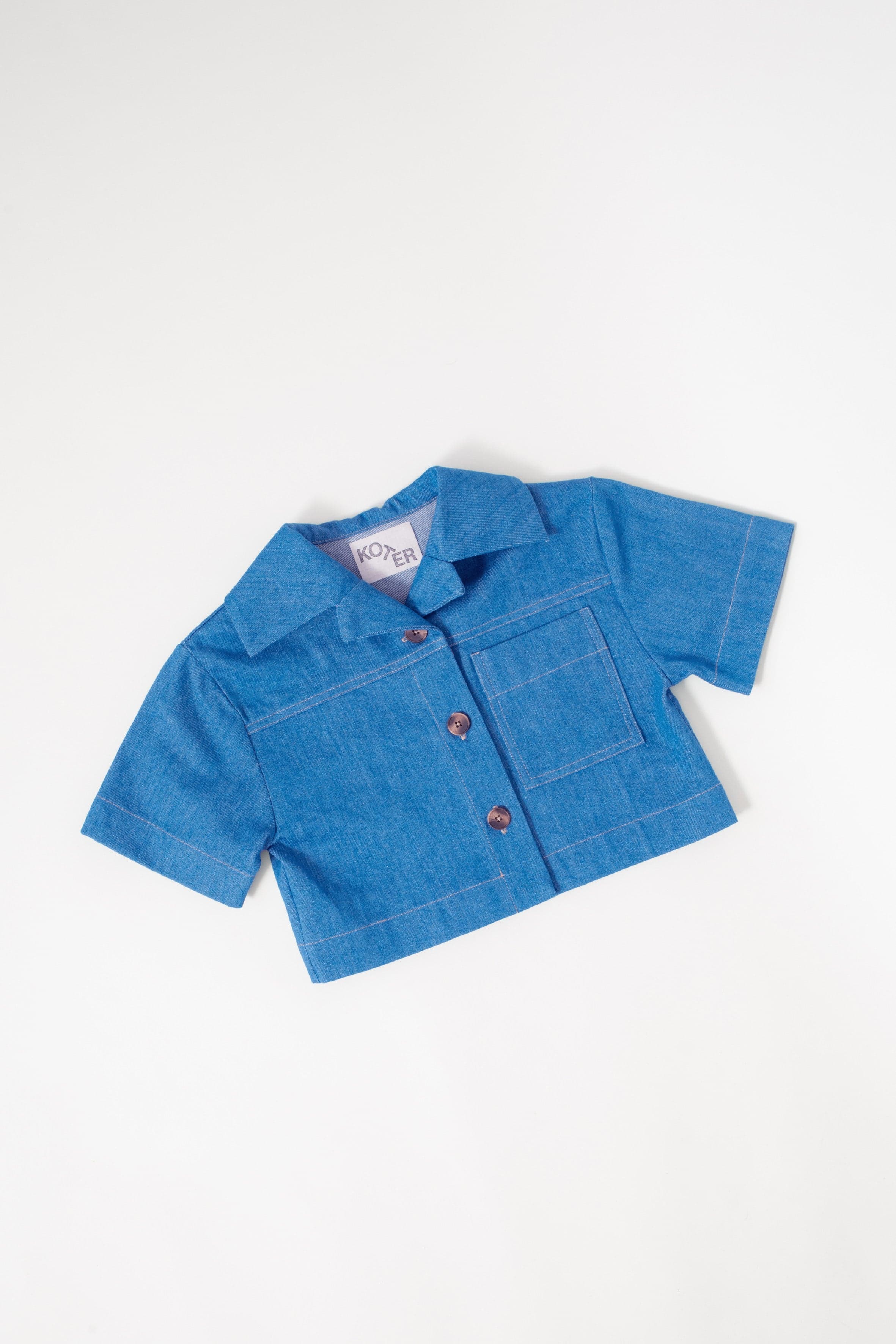 Billie Unisex boxy denim shirt jacket - BILLIE_DENIM_2